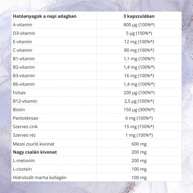 Natur Tanya Szerves szépségvitamin 60db