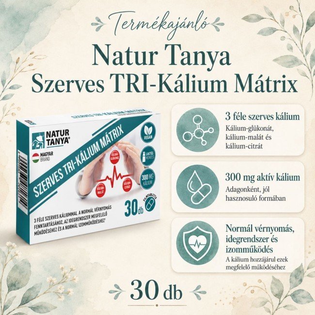 Natur Tanya Szerves TRI-KÁLIUM MÁTRIX 30db Natur Tanya Szerves TRI-KÁLIUM MÁTRIX 30db