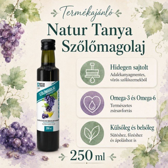 Natur tanya szőlőmag olaj 250ml