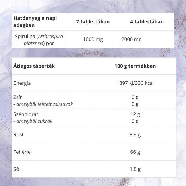 Natur tanya vegán 100% spirulina 60db Natur tanya vegán 100% spirulina 60db