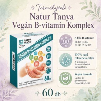 Natur tanya vegán b-vitamin komplex 60db
