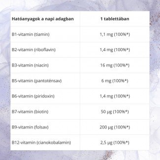 Natur tanya vegán b-vitamin komplex 60db