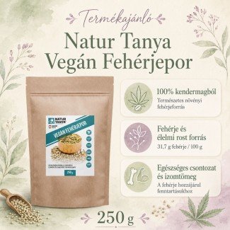 Natur Tanya vegán kender fehérjepor 250g