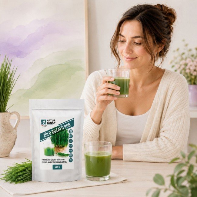 Natur Tanya Vegán zöld búzafű por 200g Natur Tanya Vegán zöld búzafű por 200g