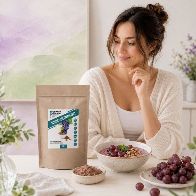 Natur Tanya VÖRÖS SZŐLŐMAG ŐRLEMÉNY 250g Natur Tanya VÖRÖS SZŐLŐMAG ŐRLEMÉNY 250g