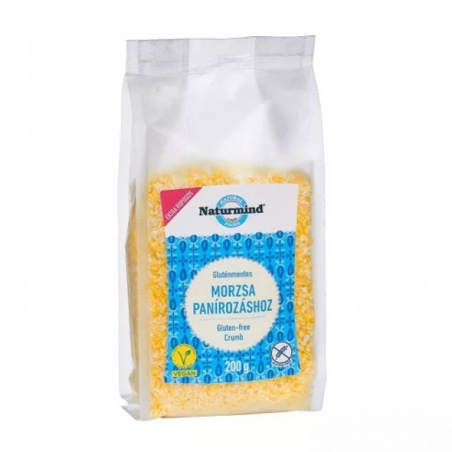 Naturmind gluténmentes morzsa panírozáshoz 200g Naturmind gluténmentes morzsa panírozáshoz 200g