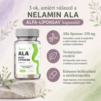 Netamin alfa-liponsav (ala) kapszula 30db