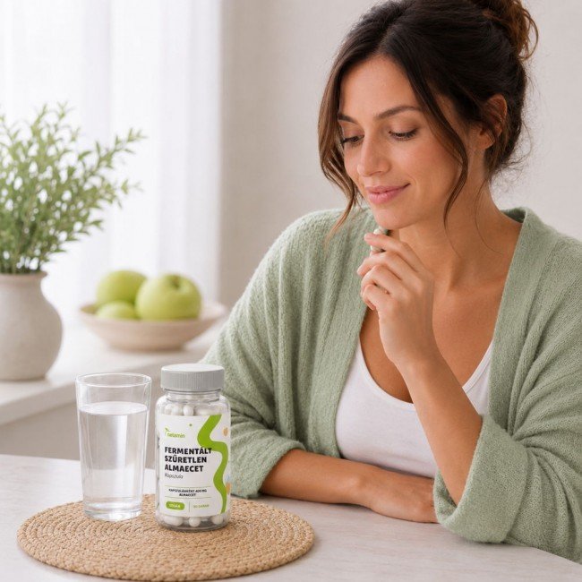 Netamin fermentált szűretlen almaecet 400 mg kapszula 60db Netamin fermentált szűretlen almaecet 400 mg kapszula 60db