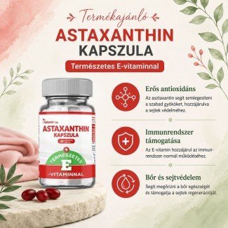 Netamin astaxanthin e-vitaminnal kapszula 30db