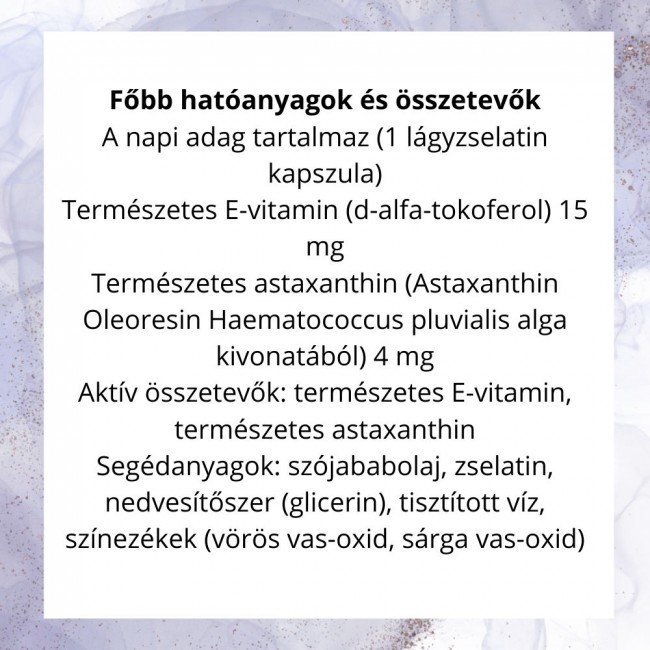 Netamin astaxanthin e-vitaminnal kapszula 30db Netamin astaxanthin e-vitaminnal kapszula 30db