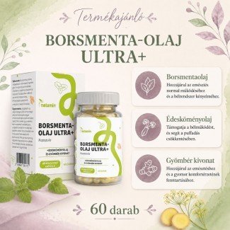 Netamin borsmentaolaj ultra+ kapszula 60db