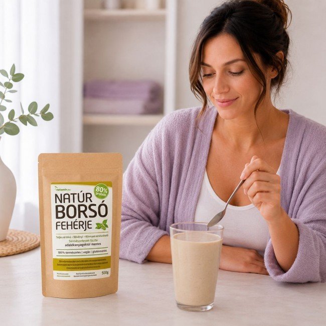 Netamin borsó fehérje natúr 500g Netamin borsó fehérje natúr 500g