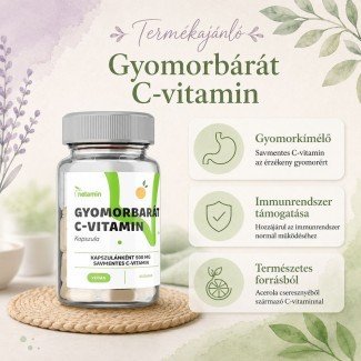 Netamin c-vitamin gyomorbarát kapszula 60db