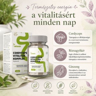 Netamin cordyceps vitalitás komplex kapszula 60db