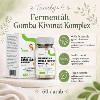 Netamin fermentált gomba kivonat komplex kapszula 60db