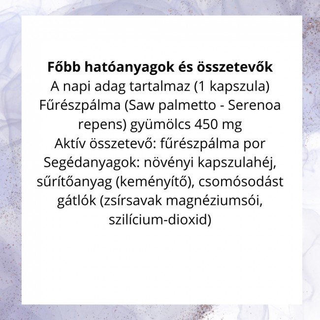 Netamin fűrészpálma 450 mg 30db