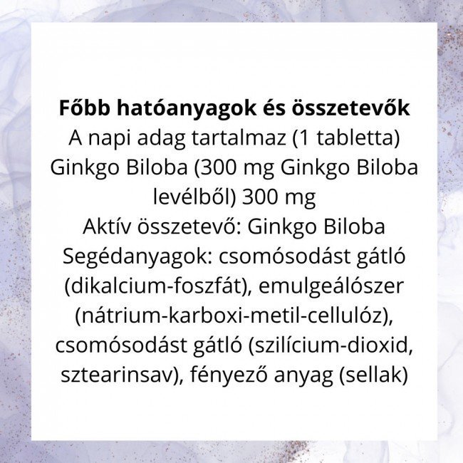Netamin ginkgo biloba tabletta 60db