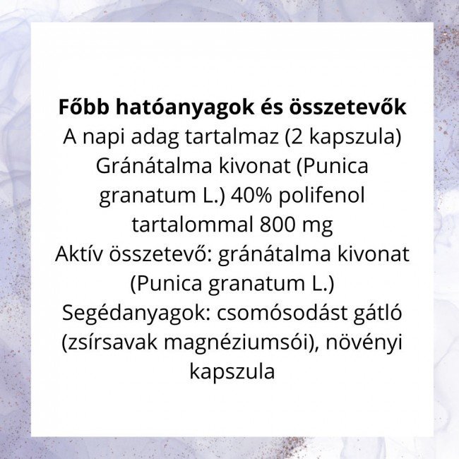 Netamin gránátalma kivonat kapszula 60db Netamin gránátalma kivonat kapszula 60db