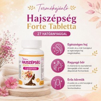 Netamin hajszépség forte tabletta 30db Netamin hajszépség forte tabletta 30db