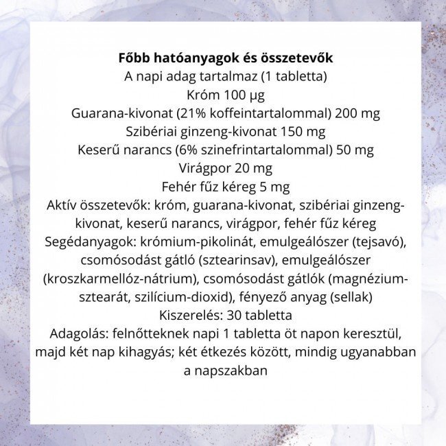 Netamin herbál zsírégető 30db Netamin herbál zsírégető 30db