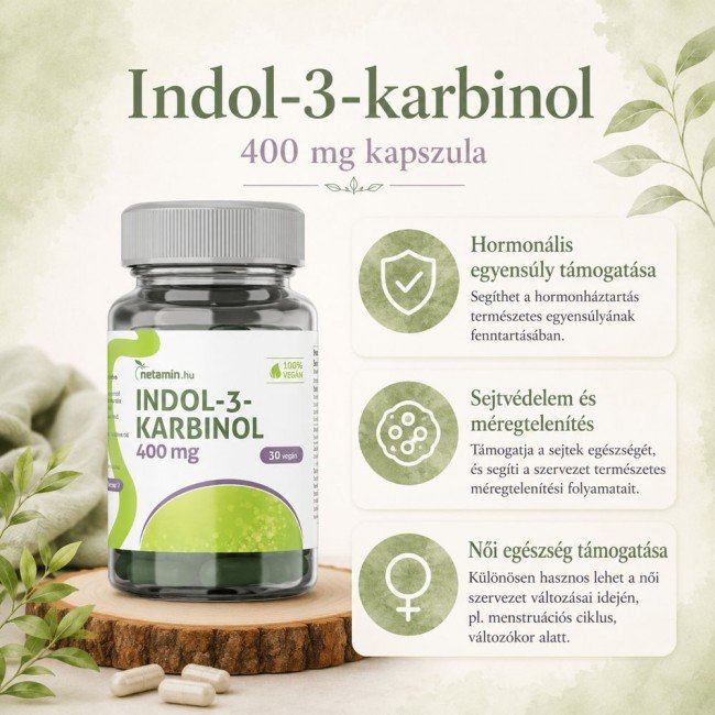 Netamin indol-3-karbinol kapszula 30db Netamin indol-3-karbinol kapszula 30db