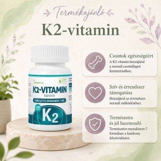 Netamin k2-vitamin kapszula 100db Netamin k2-vitamin kapszula 100db