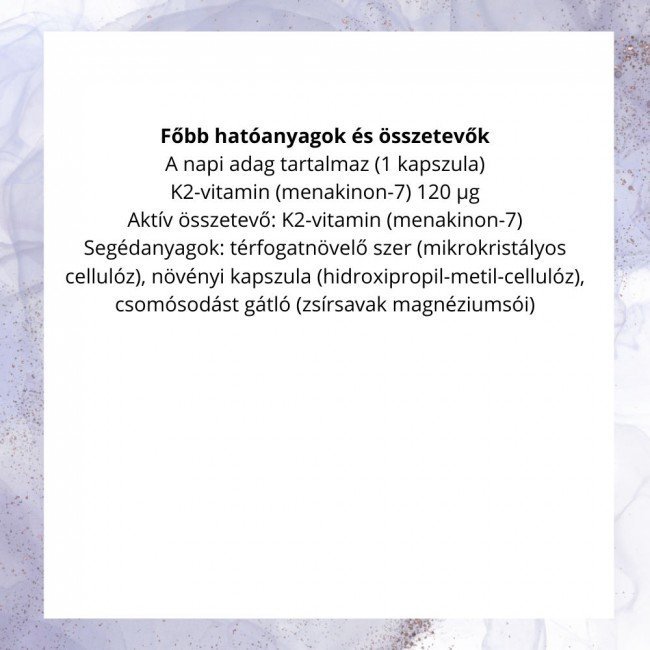 Netamin k2-vitamin kapszula 100db Netamin k2-vitamin kapszula 100db