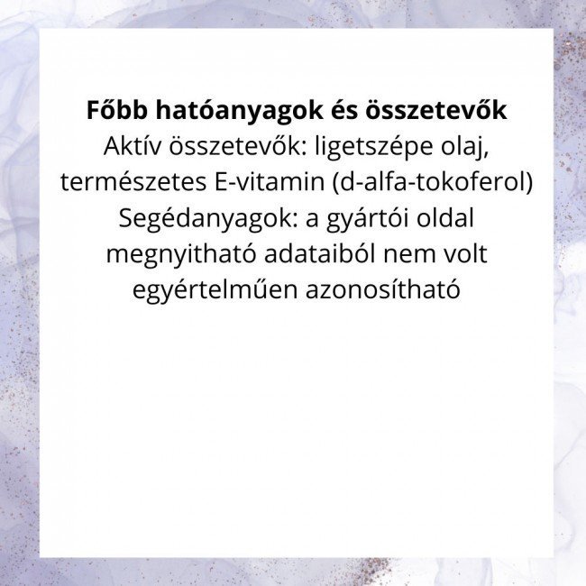 Netamin ligetszépe olaj lágyzselatin kapszula 30db Netamin ligetszépe olaj lágyzselatin kapszula 30db