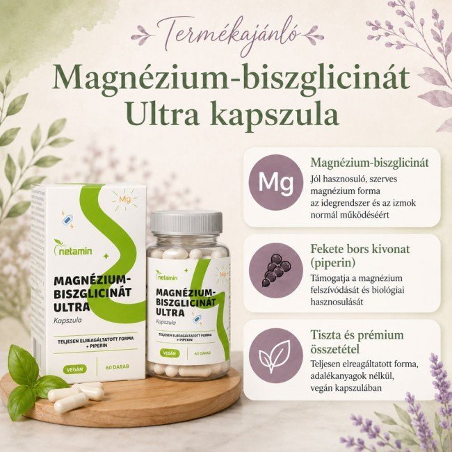 Netamin magnézium-biszglicinát ultra kapszula 60db