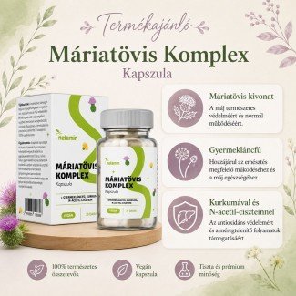 Netamin Máriatövis komplex kapszula 30db Netamin Máriatövis komplex kapszula 30db