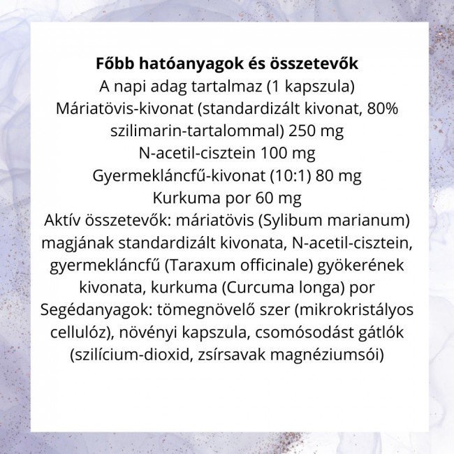 Netamin Máriatövis komplex kapszula 30db Netamin Máriatövis komplex kapszula 30db