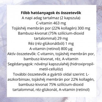 Netamin ovo-kollagén mátrix kapszula 60db Netamin ovo-kollagén mátrix kapszula 60db