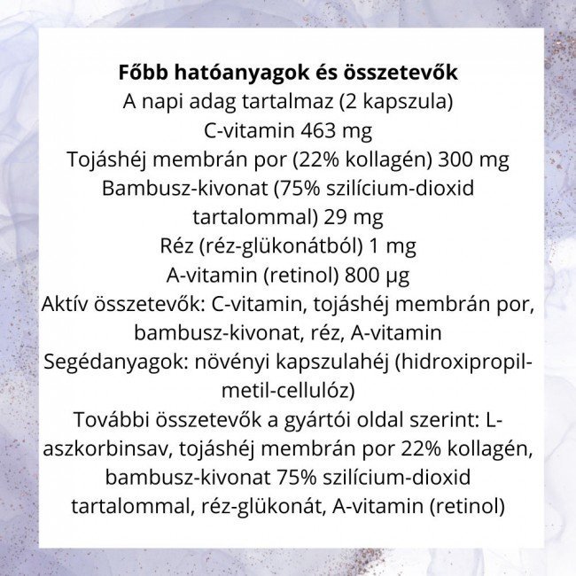Netamin ovo-kollagén mátrix kapszula 60db Netamin ovo-kollagén mátrix kapszula 60db