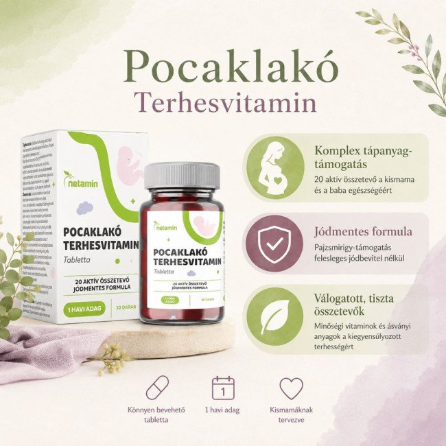 Netamin pocaklakó terhesvitamin tabletta 90db Netamin pocaklakó terhesvitamin tabletta 90db