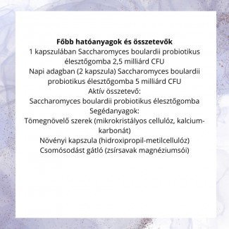 Netamin probiotikus élesztő kapszula 60db - A TERMÉK LEJÁRATI IDEJE: 2026.09.05. Netamin probiotikus élesztő kapszula 60db - A TERMÉK LEJÁRATI IDEJE: 2026.09.05.