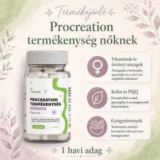 Netamin procreation termékenység nőknek kapszula 60db Netamin procreation termékenység nőknek kapszula 60db