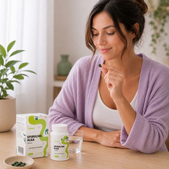 Netamin spirulina alga tabletta 360db Netamin spirulina alga tabletta 360db