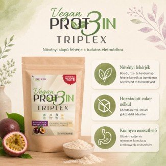 Netamin vegan prot3in triplex fehérjepor-maracuja 550g Netamin vegan prot3in triplex fehérjepor-maracuja 550g
