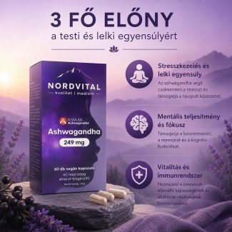 Nordvital ashwgandha kapszula 60db