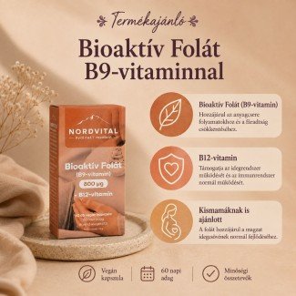 Nordvital b9 folát kapszula 60db