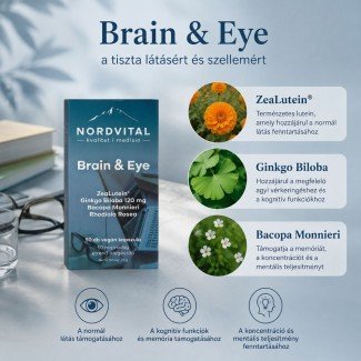 Nordvital brain and eye lágyzselatin kapszula 50db