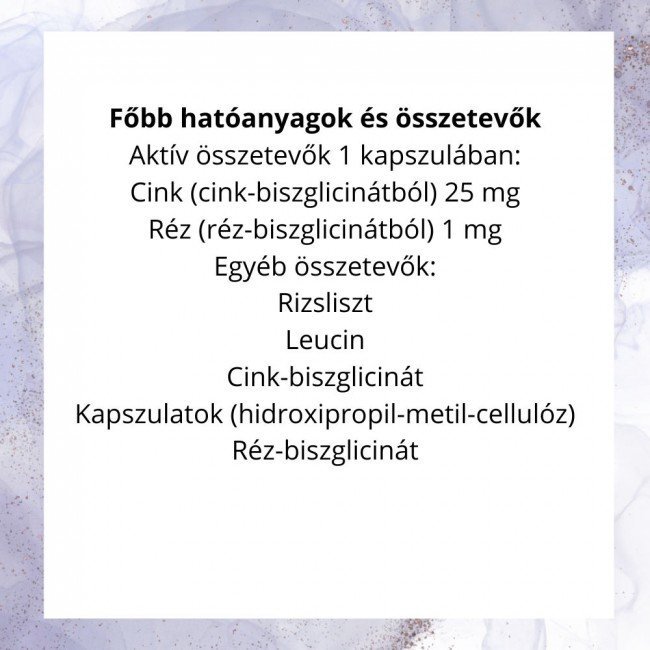 Nordvital cink-biszglicinát vegán kapszula 60db Nordvital cink-biszglicinát vegán kapszula 60db