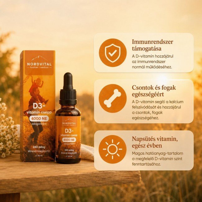 Nordvital d3 cseppek 30ml Nordvital d3 cseppek 30ml