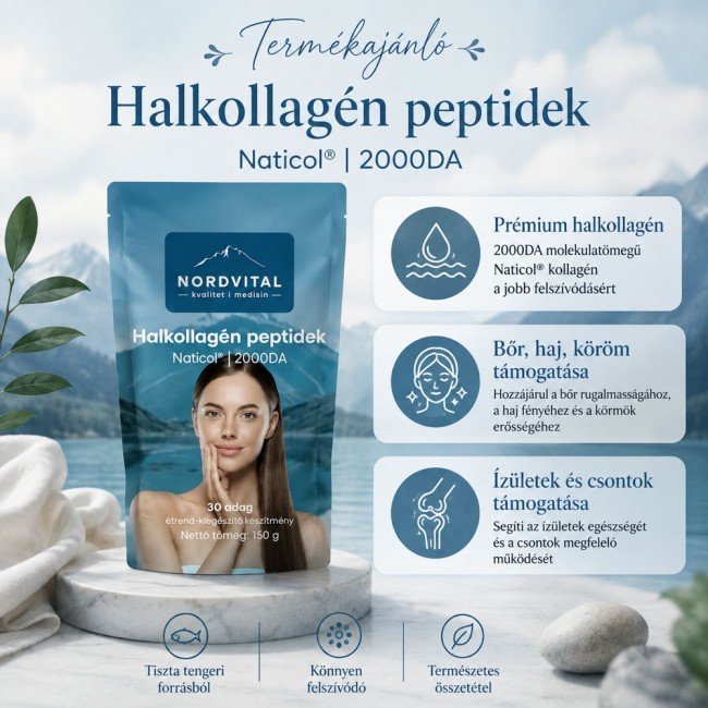 Nordvital Halkollagén peptidek 150g Nordvital Halkollagén peptidek 150g