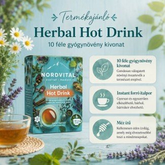 Nordvital herbal hot drink forró italpor 30db