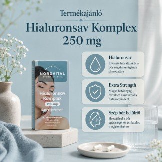 Nordvital hialuron komplex vegán kapszula 30db