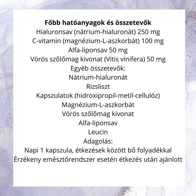 Nordvital hialuron komplex vegán kapszula 30db Nordvital hialuron komplex vegán kapszula 30db