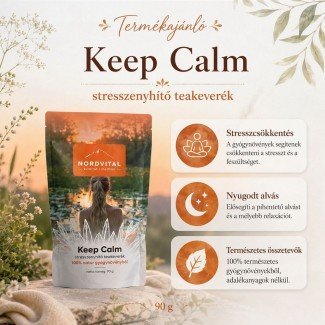 Nordvital keep calm stresszoldó teakeverék 90g