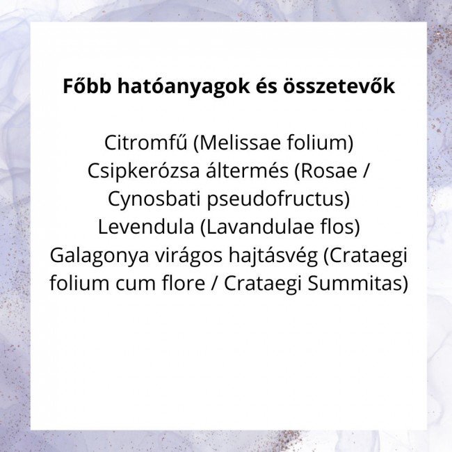 Nordvital keep calm stresszoldó teakeverék 90g Nordvital keep calm stresszoldó teakeverék 90g