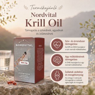 Nordvital Krill Olaj kapszula 60db